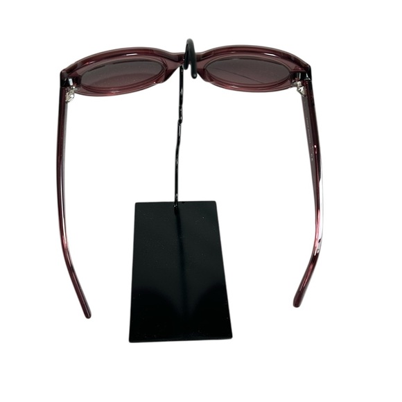 Tory Burch Eleanor Oval  Sunglasses with Orange Case - Picture 10 of 13